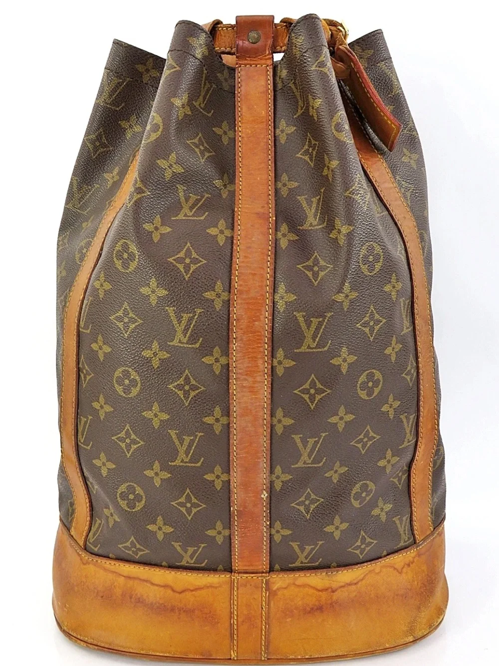 Louis Vuitton Brown Monogram Canvas Bucket Duffel Bag